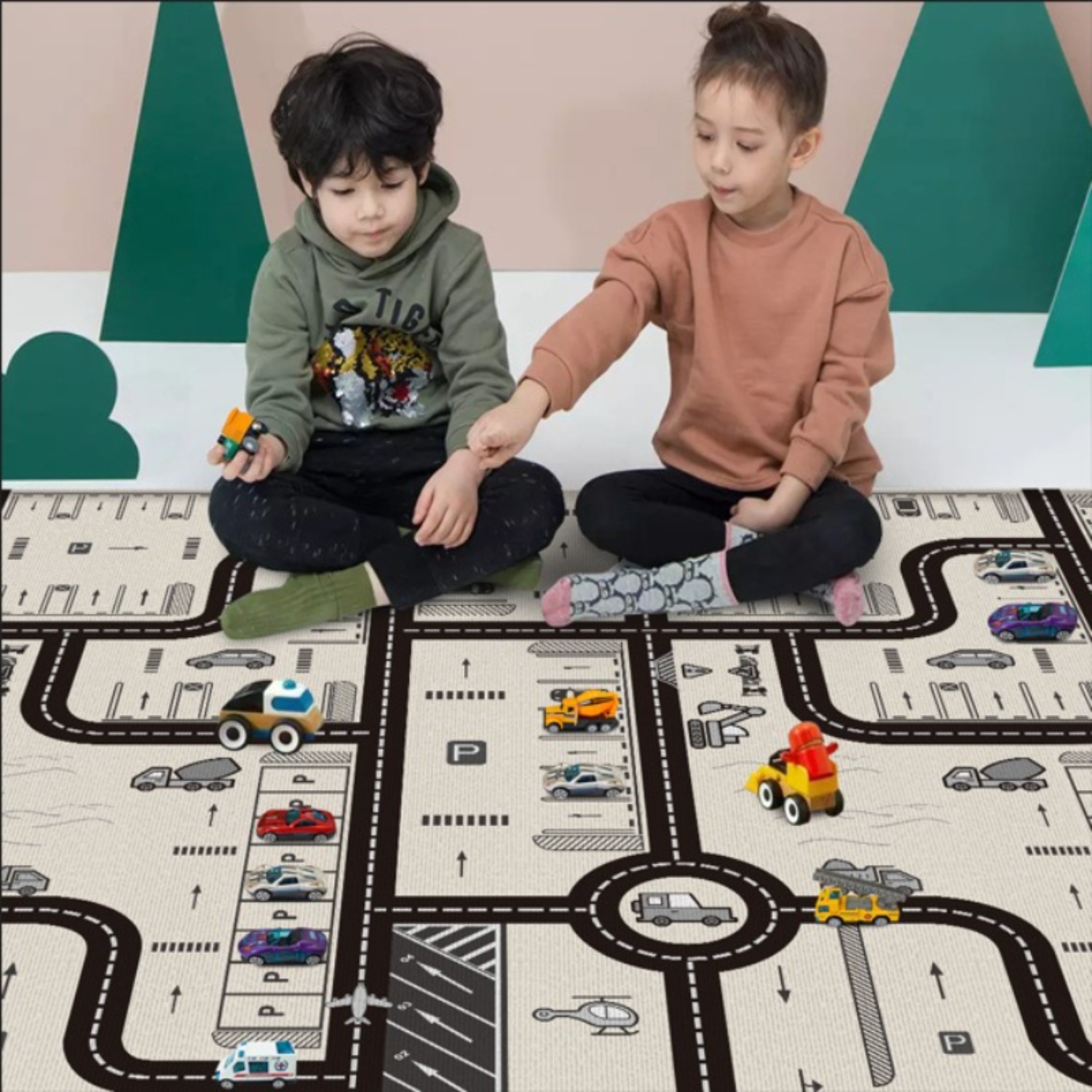 سجادة لعب للأطفال قابلة للطي،  - مراجعة Kids Educational Mat وسعره