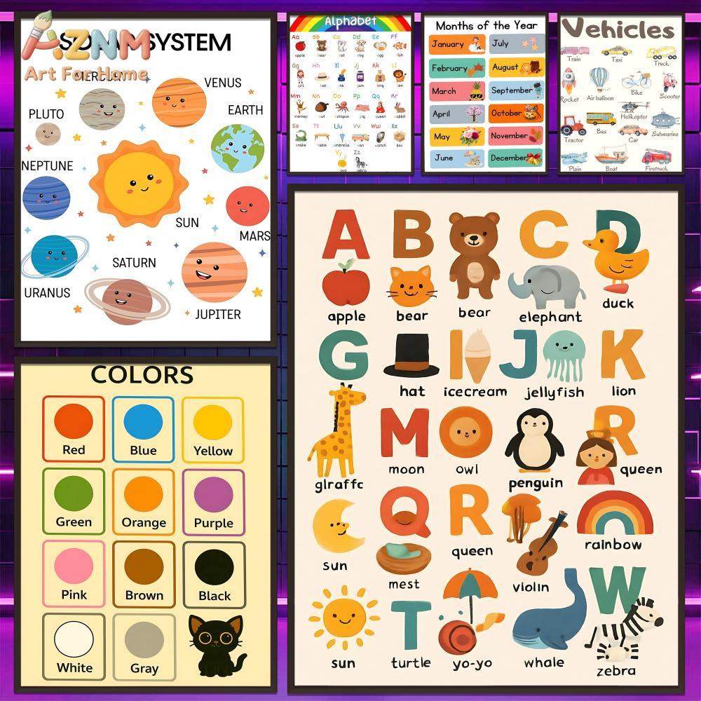 ملصق تعليمي للأطفال من AZNM مط - مراجعة Kids Education Nursery وسعره
